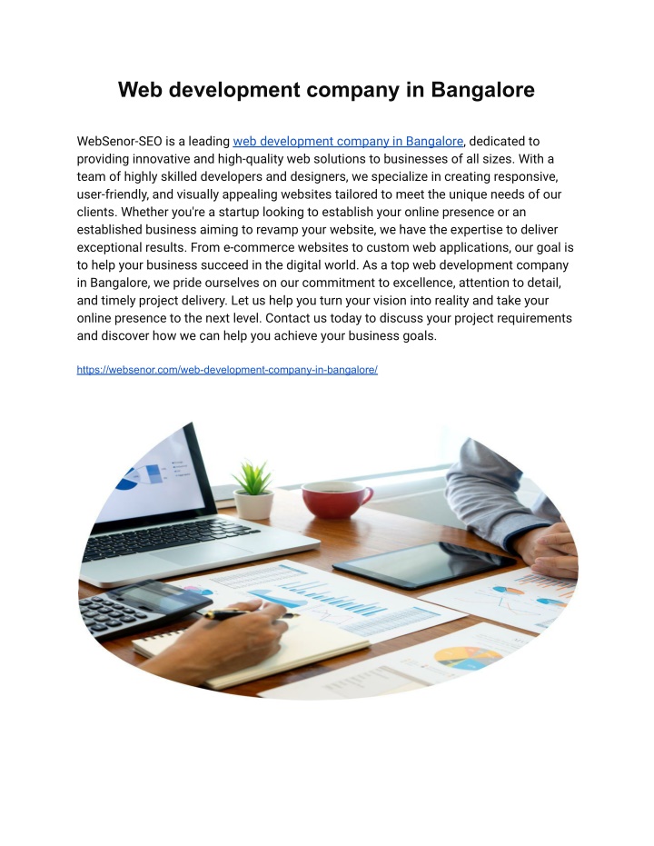 web development company in bangalore n.w
