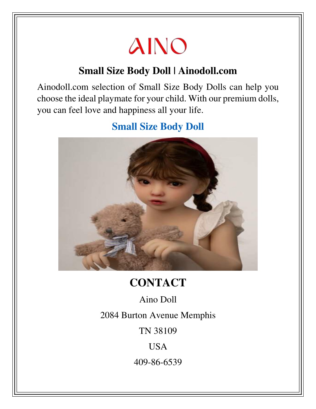 small size body doll ainodoll com l.w