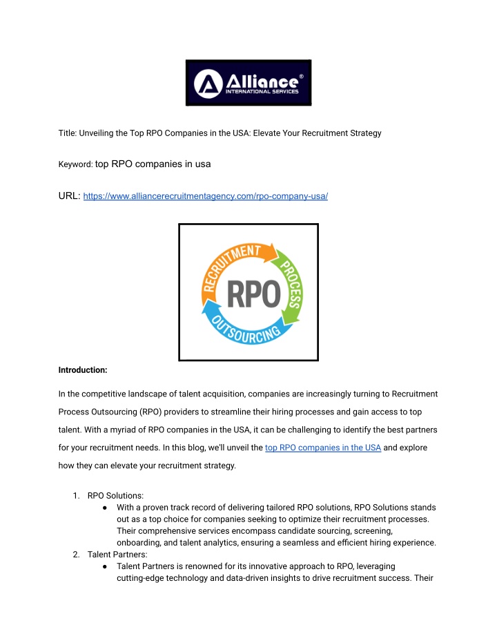 title unveiling the top rpo companies n.w