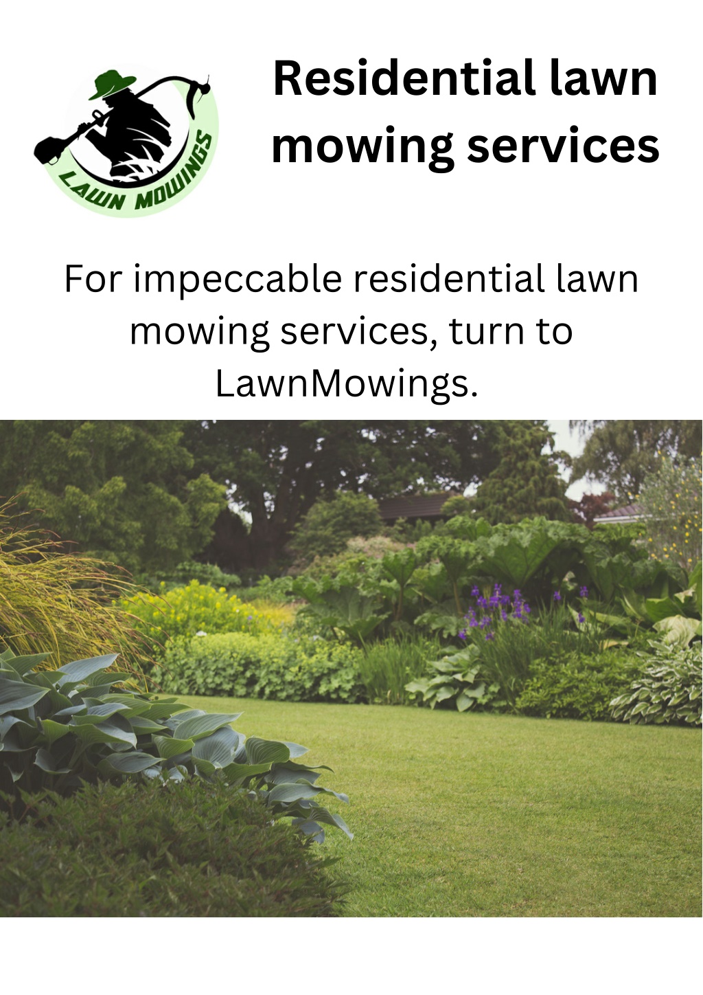 residential lawn mowing services l.w