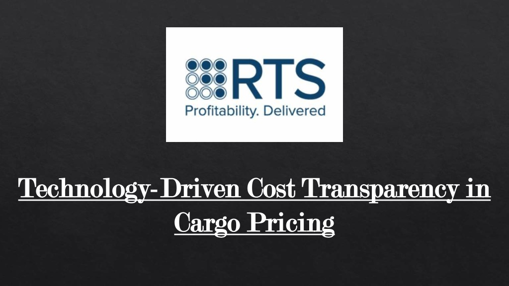 technology technology driven cost transparency l.w