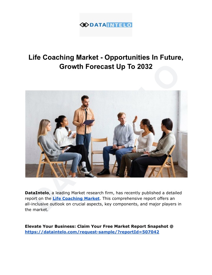 life coaching market opportunities in future n.w