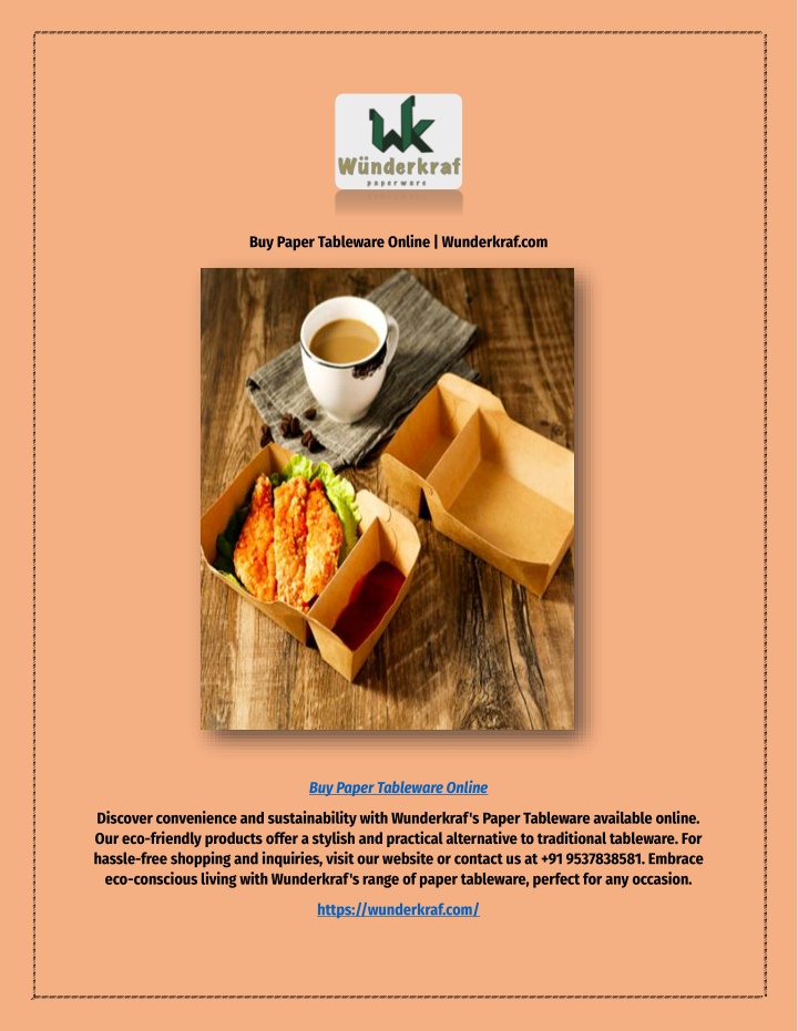 buy paper tableware online wunderkraf com n.w