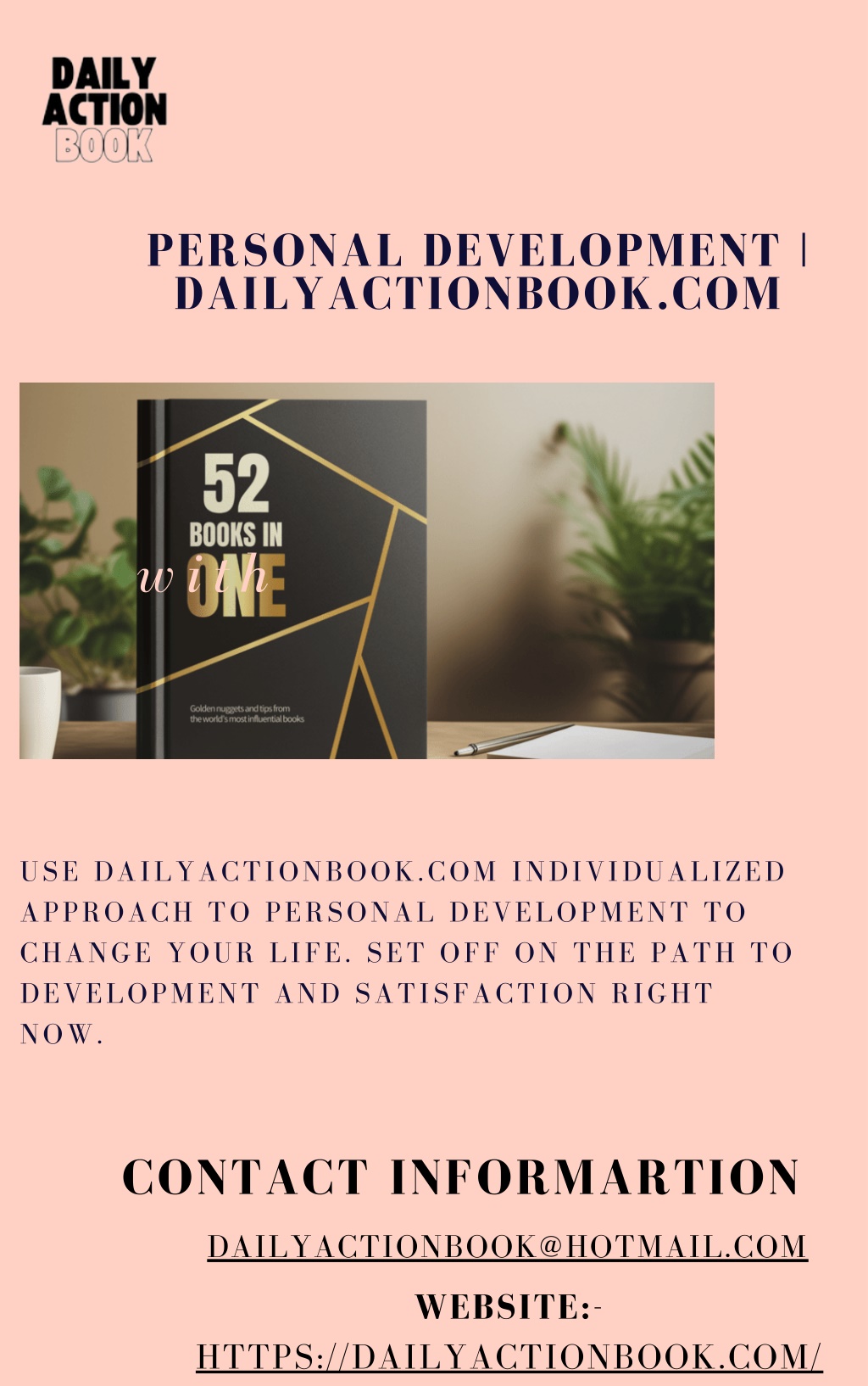 personal development dailyactionbook com l.w