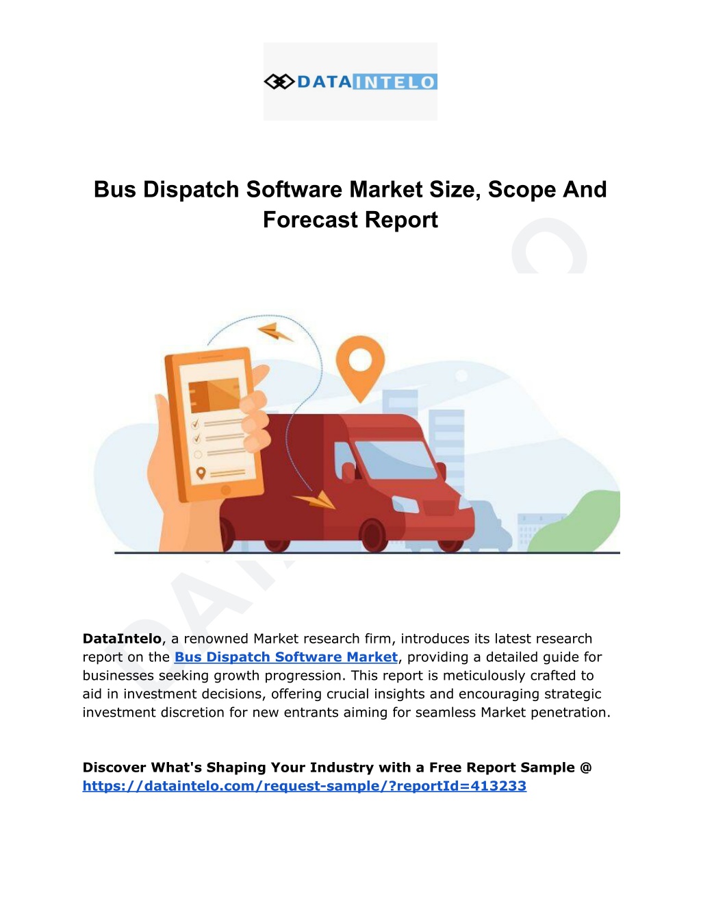 bus dispatch software market size scope l.w