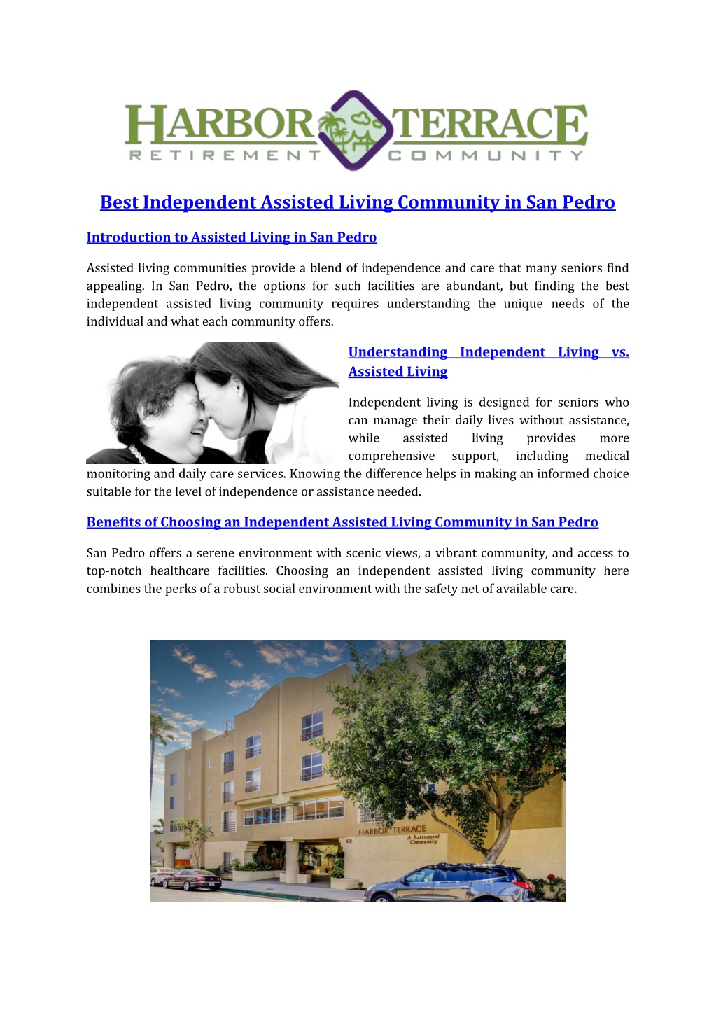 best independent assisted living community l.w