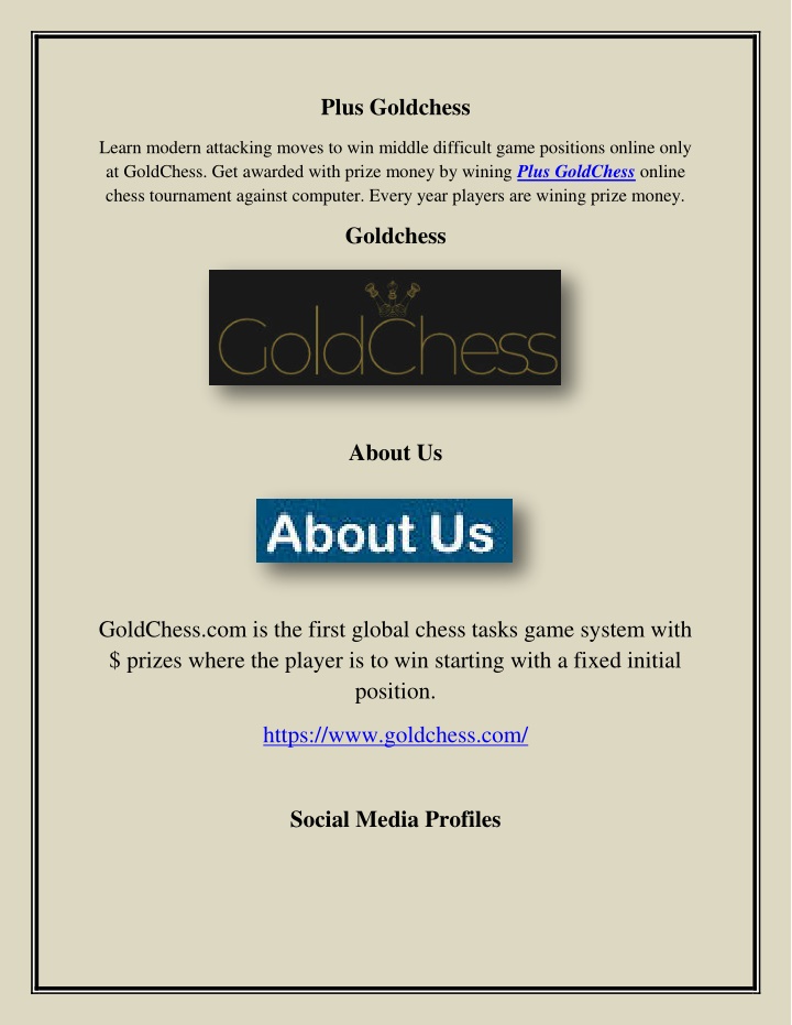 plus goldchess n.w