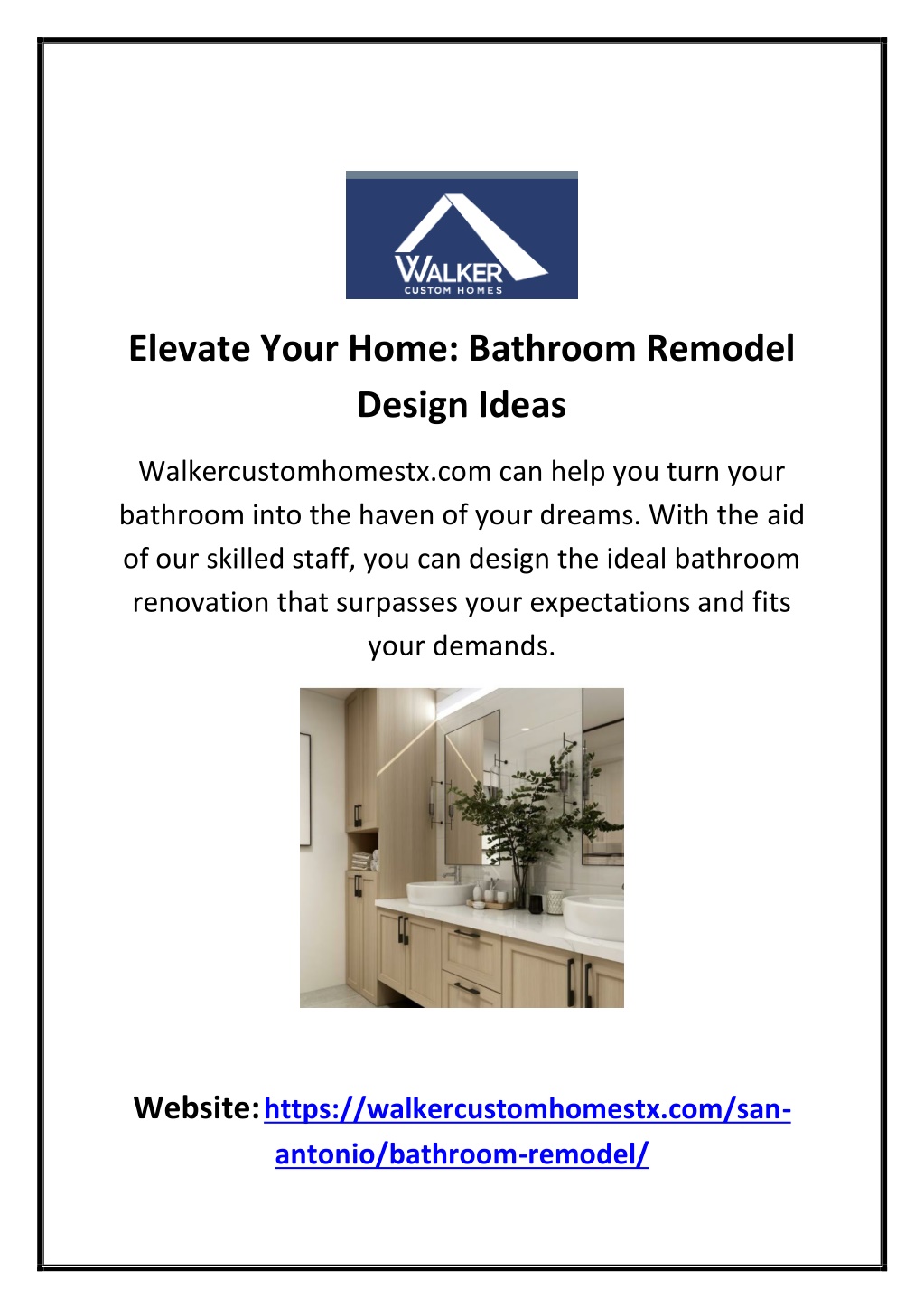 elevate your home bathroom remodel design ideas l.w