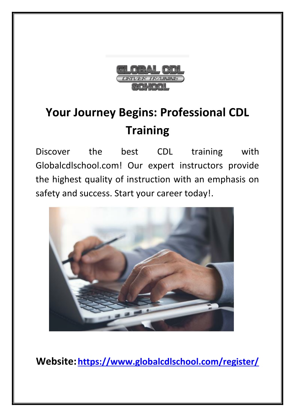 your journey begins professional cdl training l.w