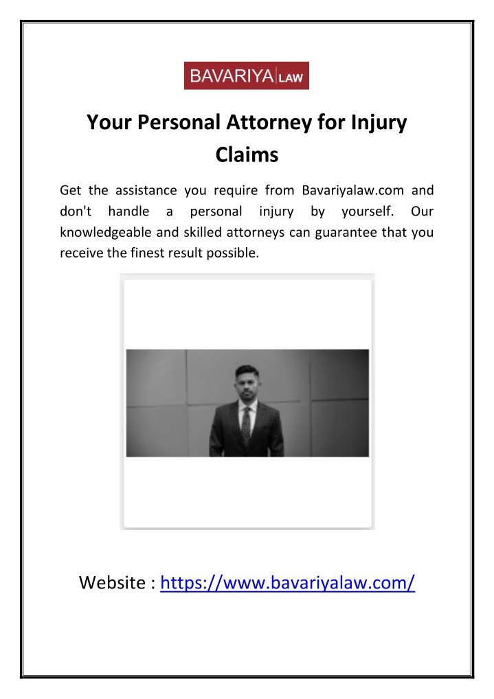 your personal attorney for injury claims n.w