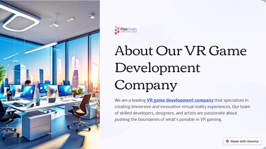 about our vr game development company l.w