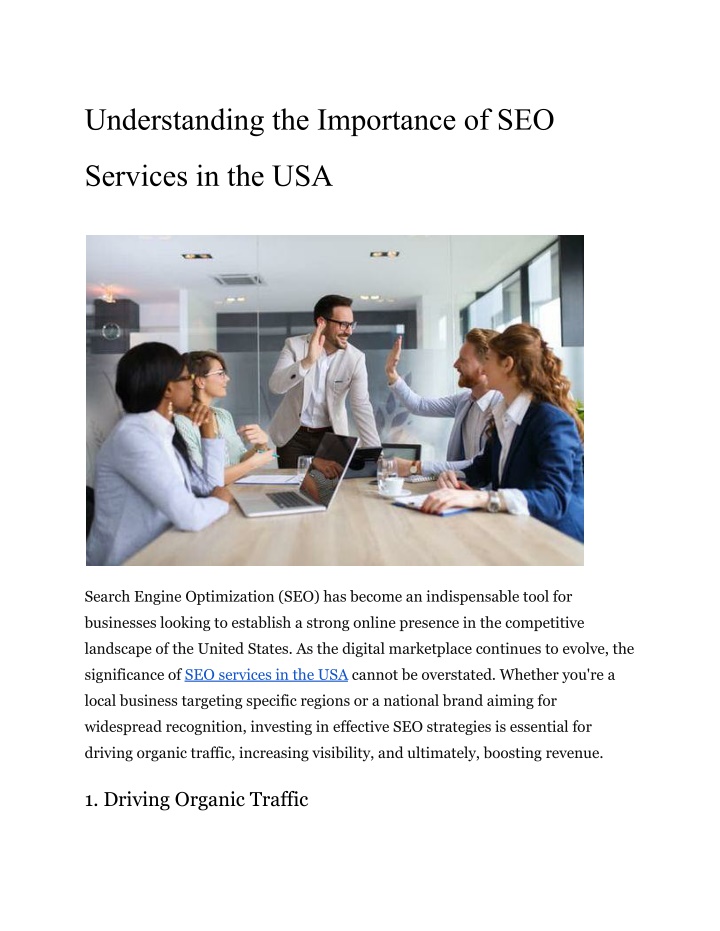 understanding the importance of seo n.w