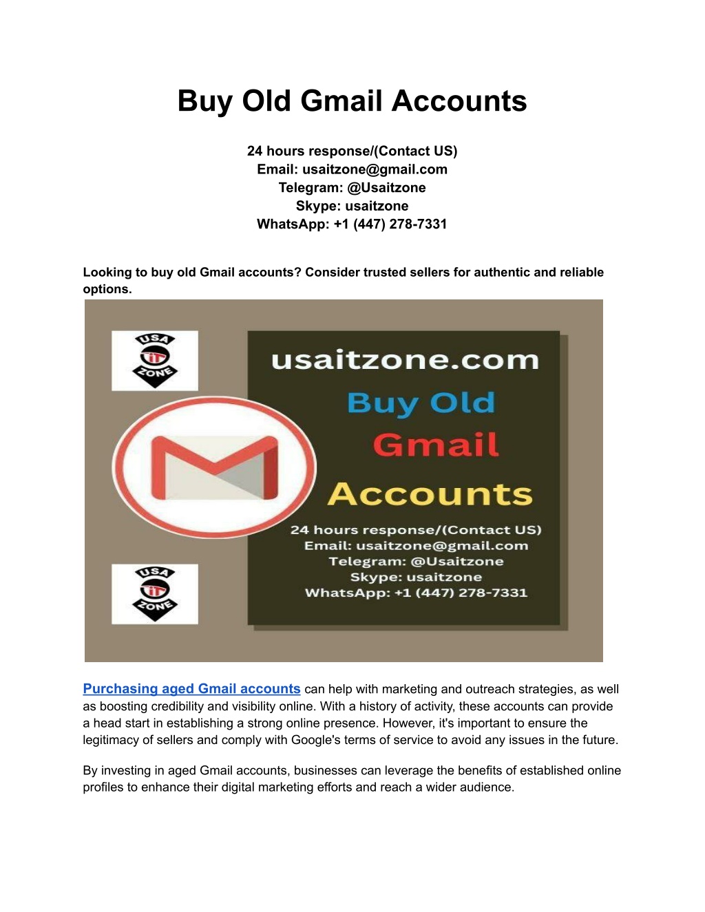 buy old gmail accounts l.w