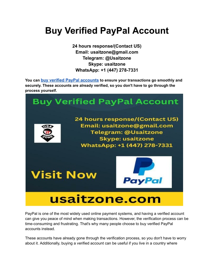 buy verified paypal account n.w