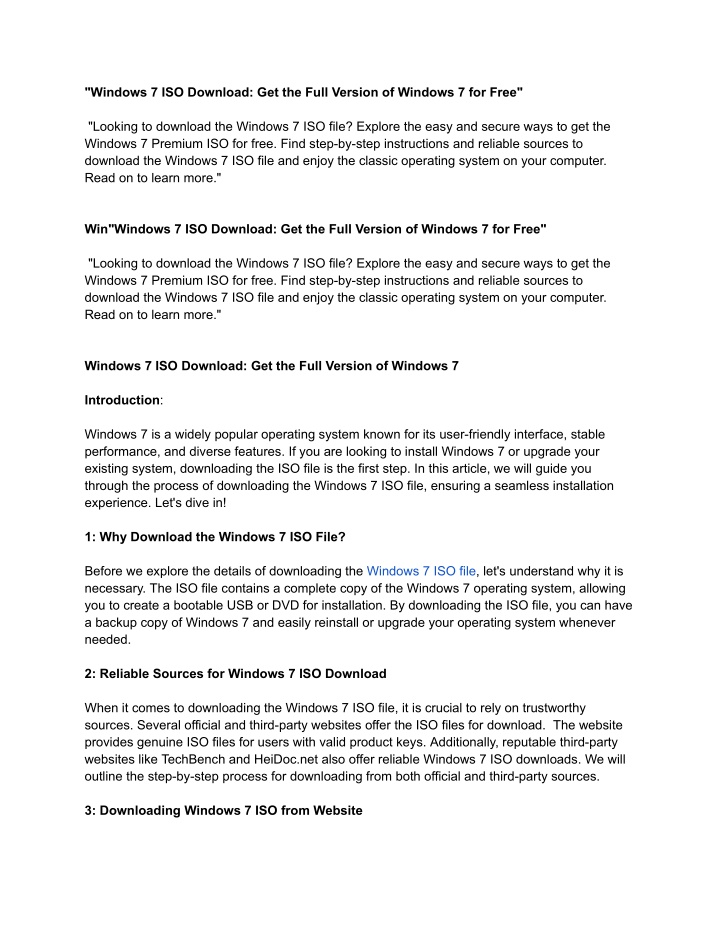windows 7 iso download get the full version n.w