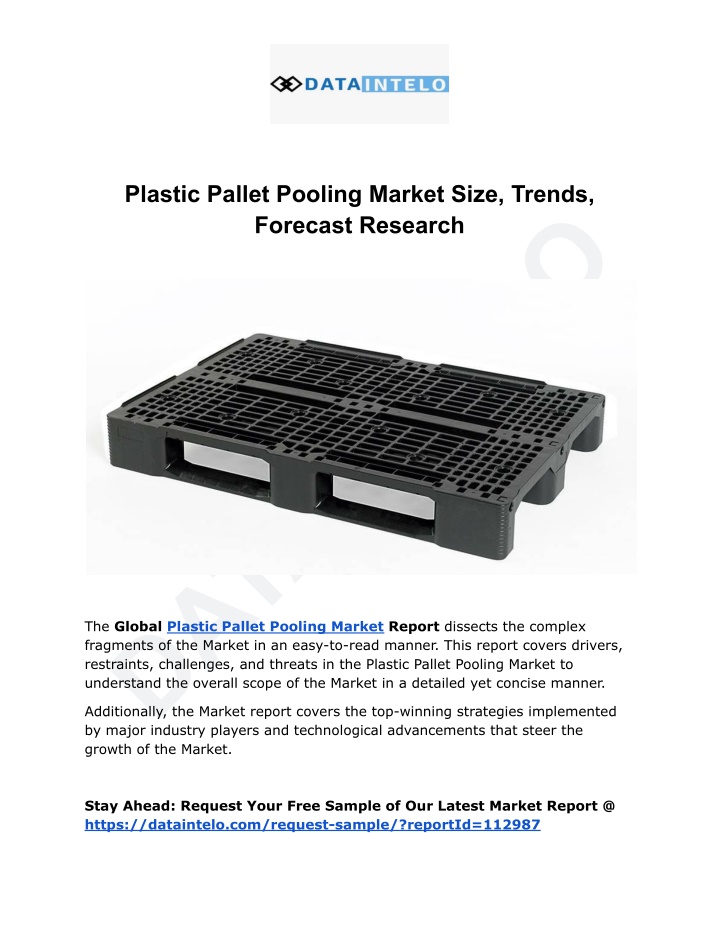 plastic pallet pooling market size trends n.w