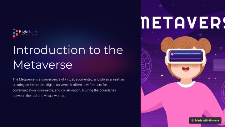 introduction to the metaverse n.w