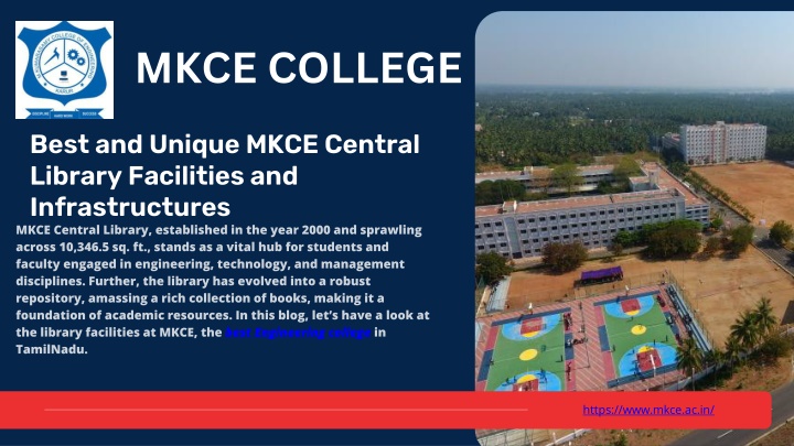 Best and Unique MKCE Central Library Facilities and Infrastructures