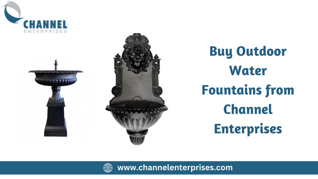 buy outdoor water fountains from channel l.w