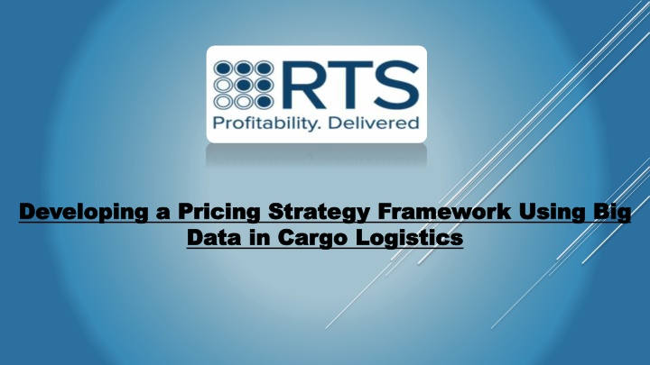 developing a pricing strategy framework using n.w