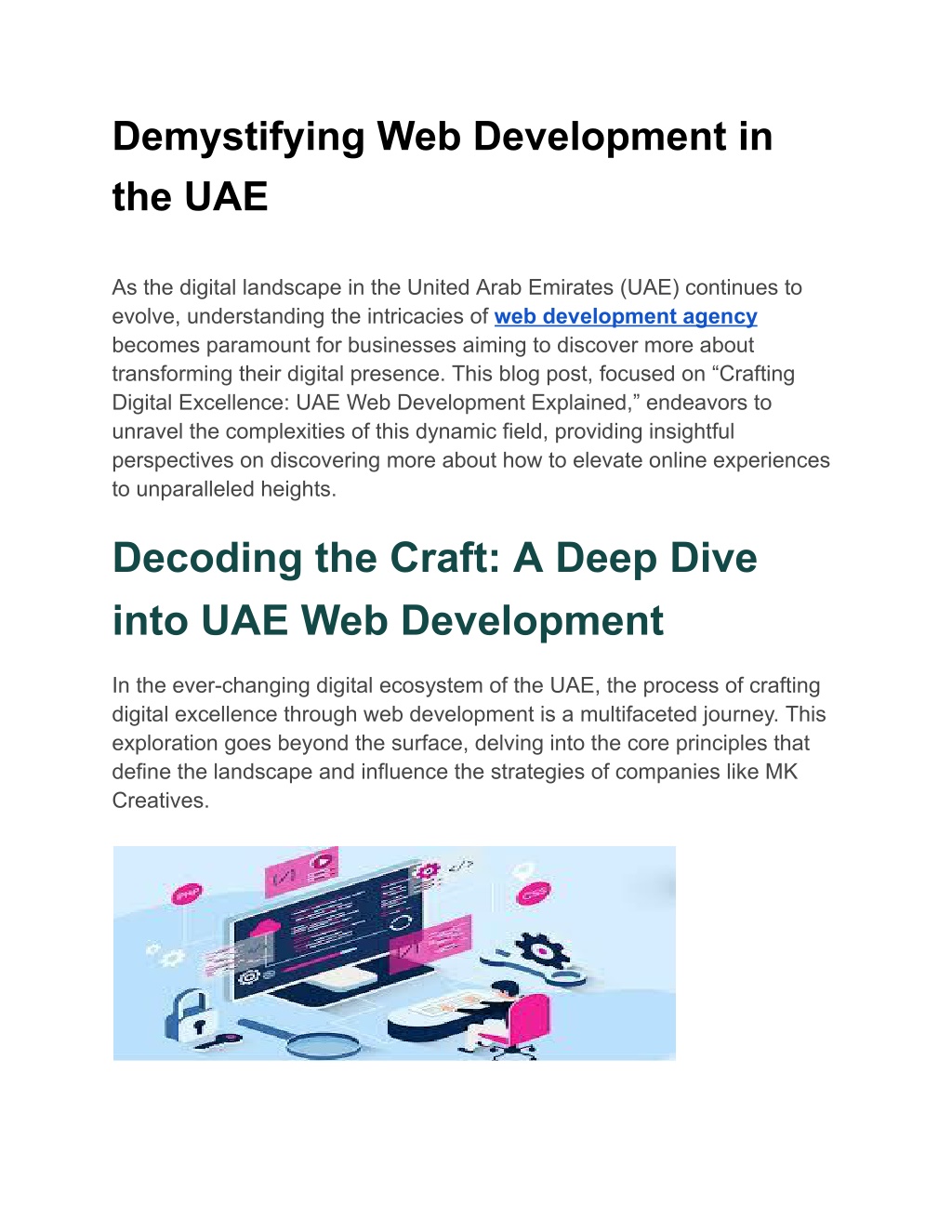 demystifying web development in the uae l.w