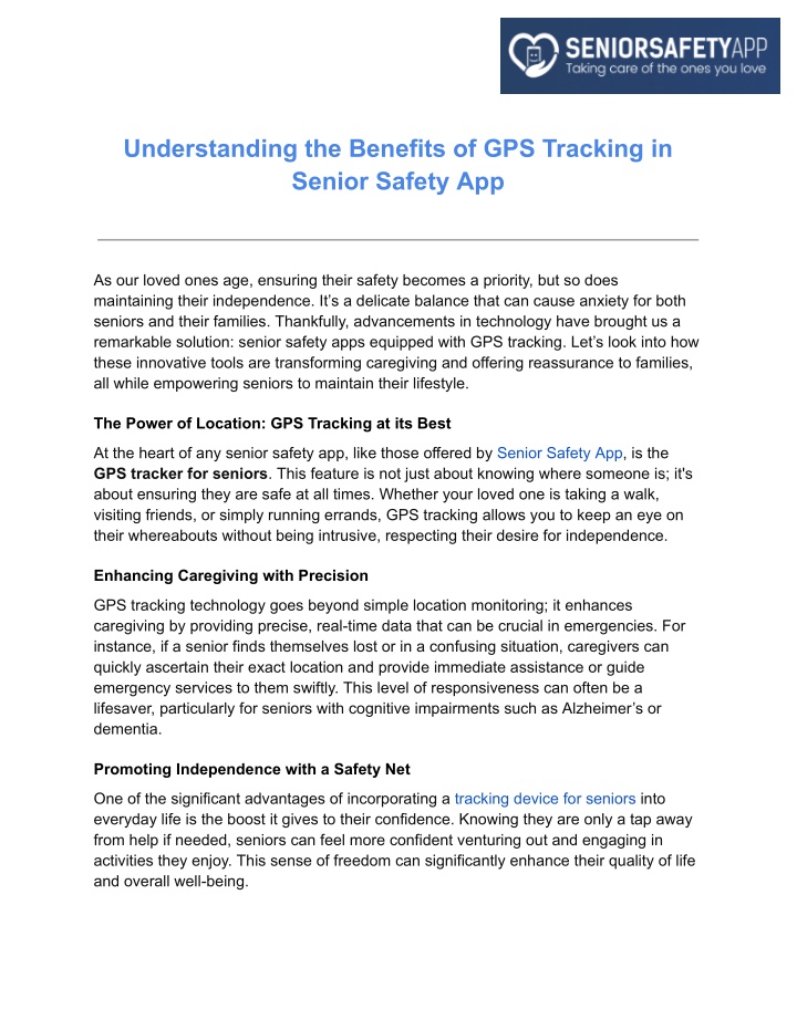 understanding the benefits of gps tracking n.w
