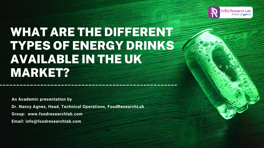 what are the different types of energy drinks l.w