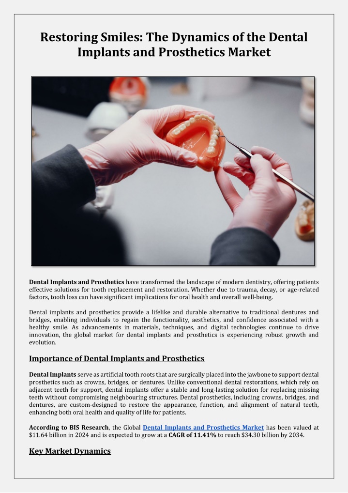 restoring smiles the dynamics of the dental n.w