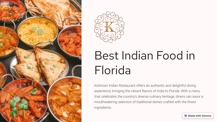 best indian food in florida n.w