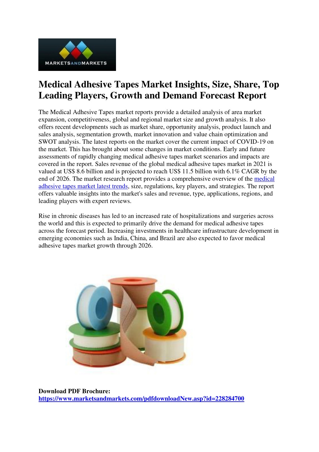 medical adhesive tapes market insights size share l.w