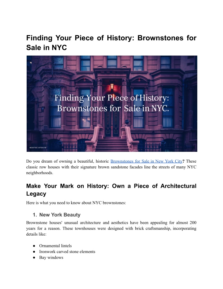 finding your piece of history brownstones n.w