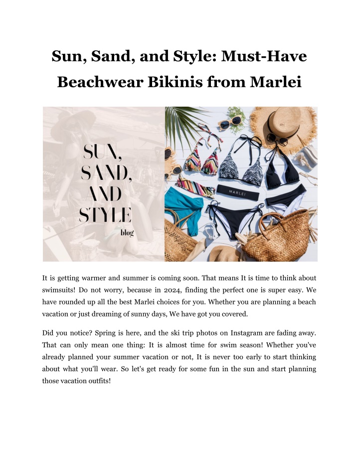 sun sand and style must have n.w