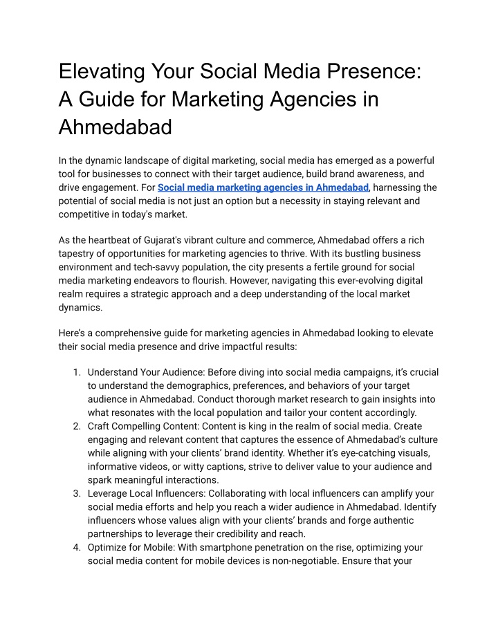 elevating your social media presence a guide n.w