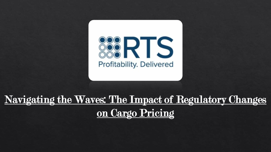 navigating the waves the impact of regulatory l.w