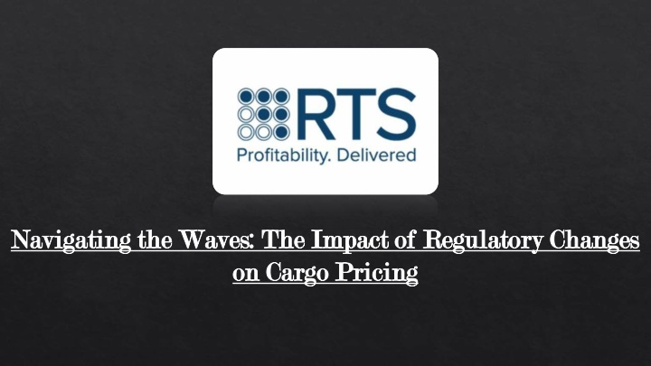navigating the waves the impact of regulatory n.w