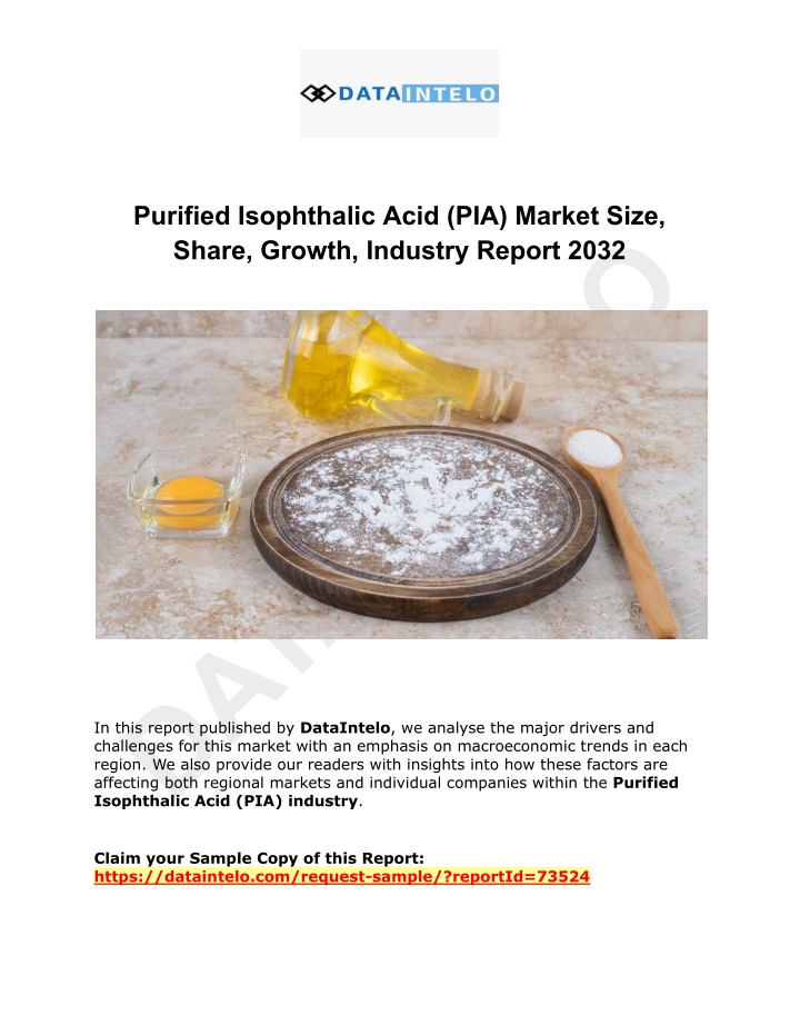 purified isophthalic acid pia market size share n.w