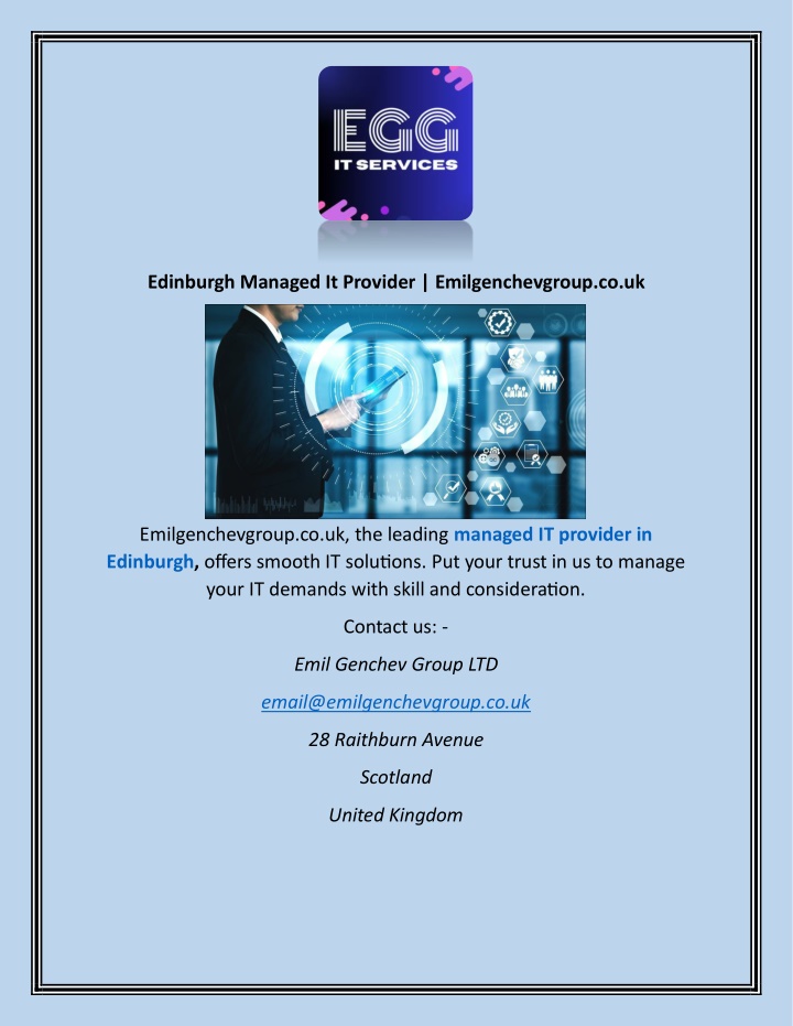 edinburgh managed it provider emilgenchevgroup n.w