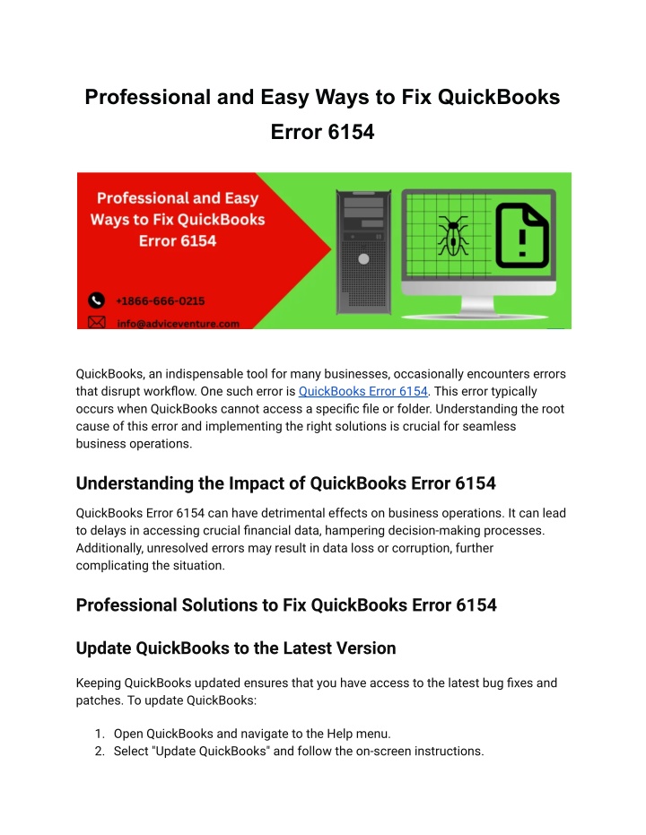 professional and easy ways to fix quickbooks n.w
