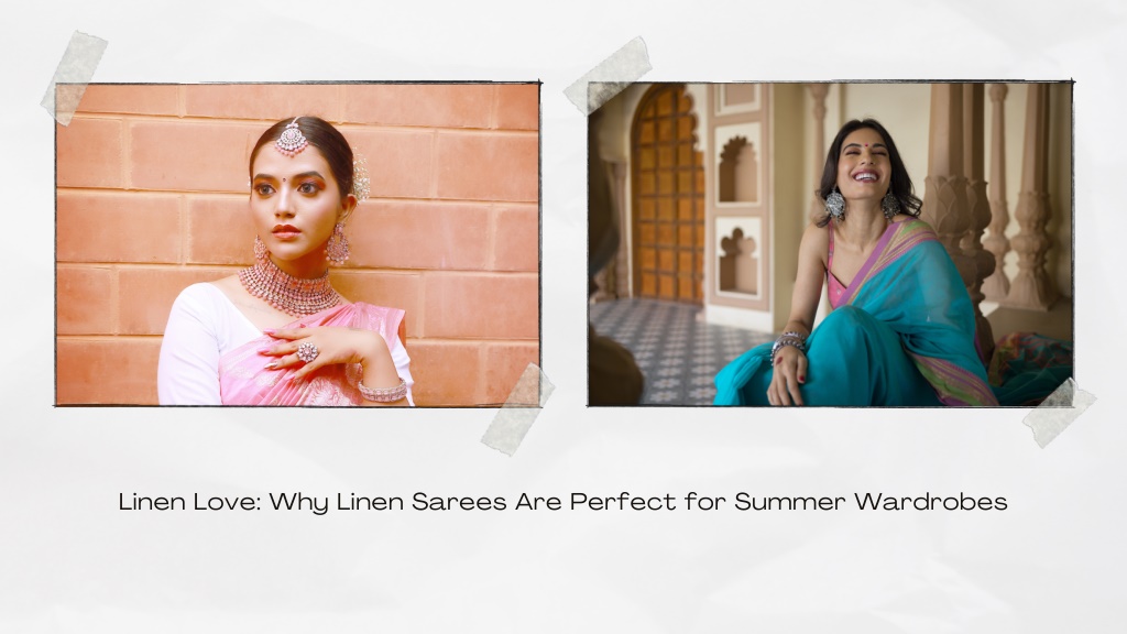 linen love why linen sarees are perfect l.w