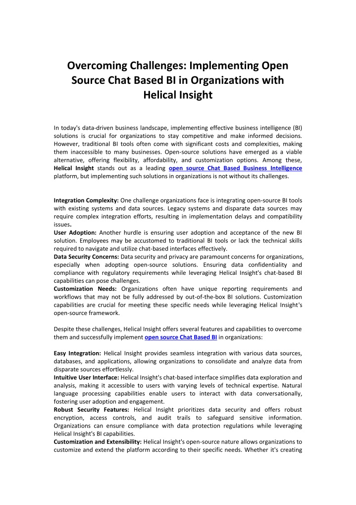 overcoming challenges implementing open source n.w