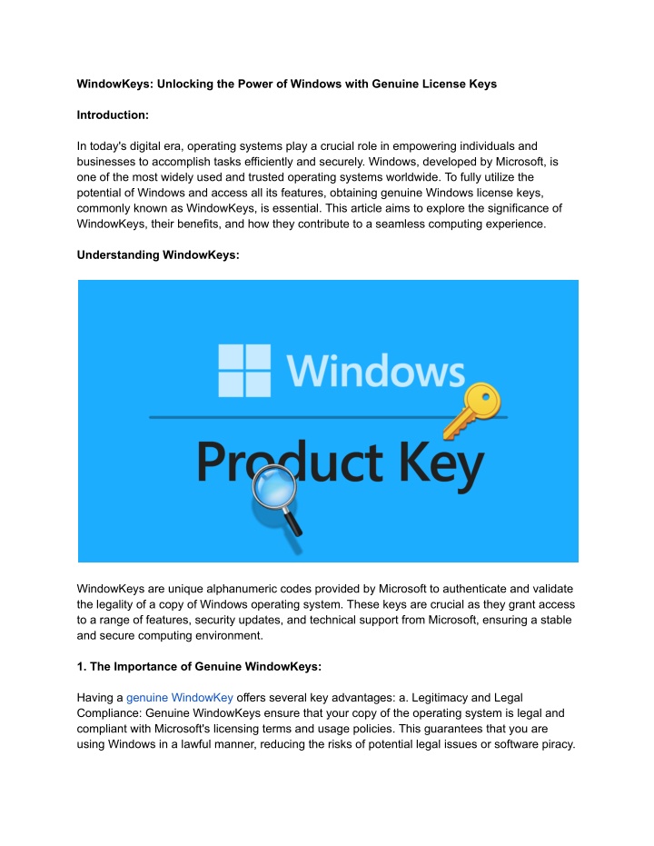 windowkeys unlocking the power of windows with n.w