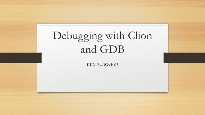 Effective Debugging Techniques Using Clion IDE and GDB