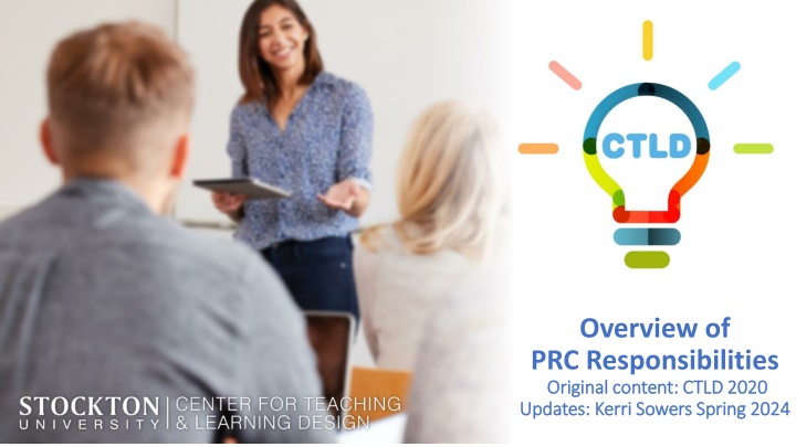 Overview of PRC Responsibilities