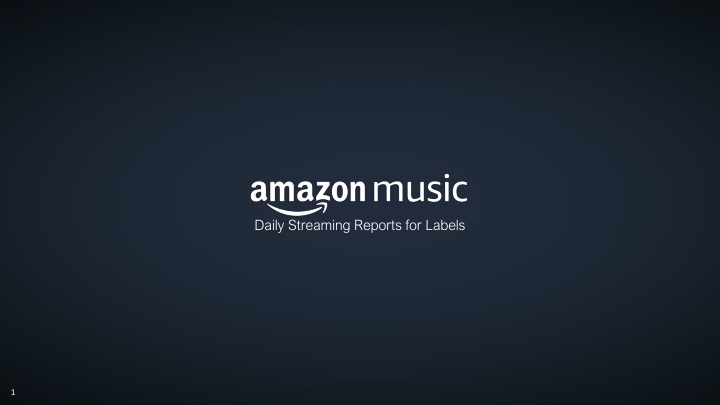Amazon Streaming Services Daily Reports Overview