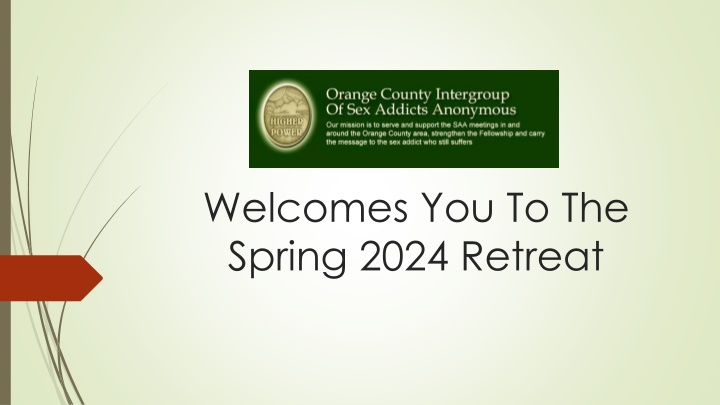 Back to Basics: Spring 2024 Retreat - SAA 12-Step Workshop