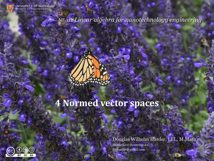Normed Vector Spaces for Nanotechnology Engineering