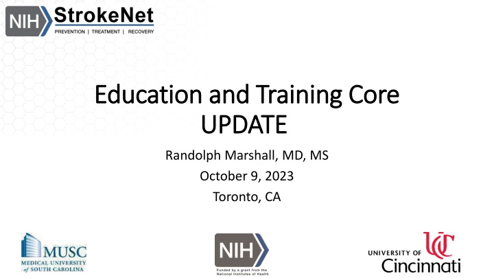 Education and Training Core UPDATE