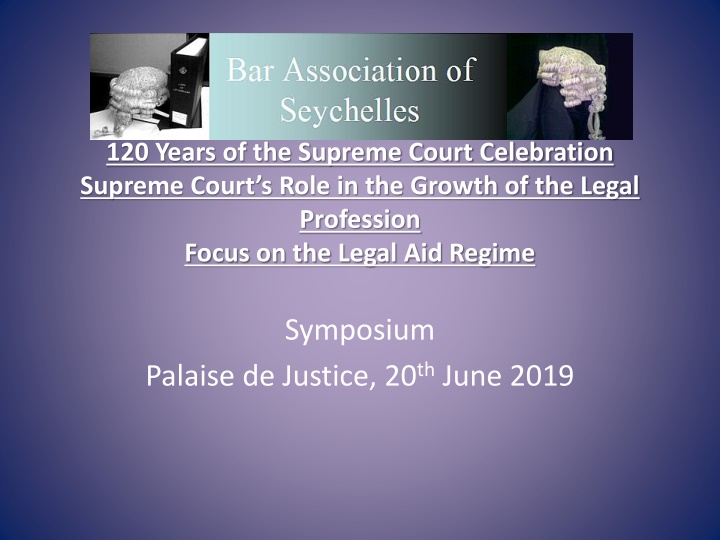 Evolution of Legal Aid Regime in Seychelles
