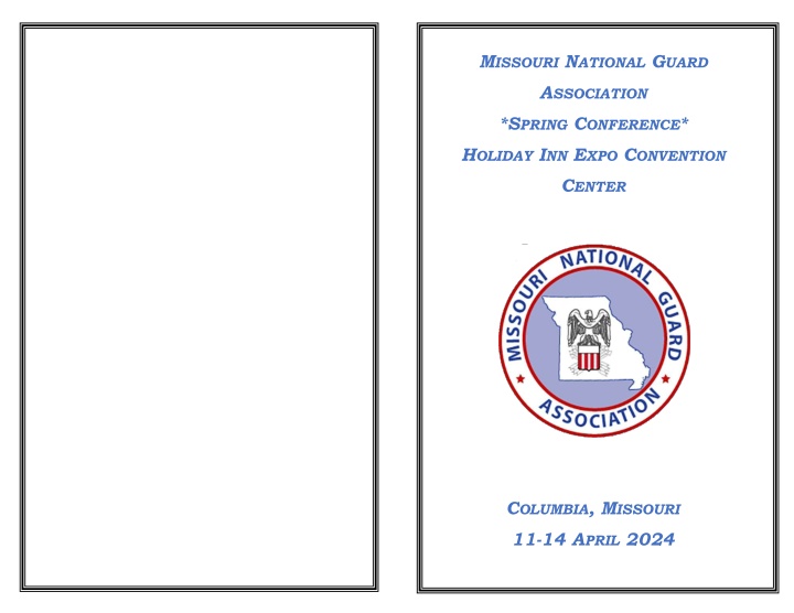 Missouri National Guard Association Spring Conference 2024