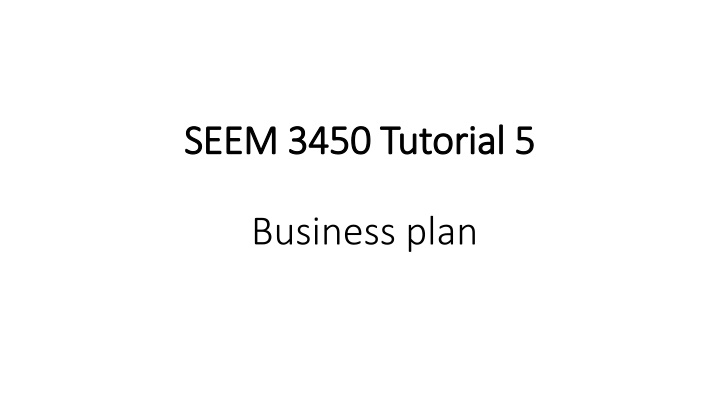 Essential Components of a Comprehensive Business Plan